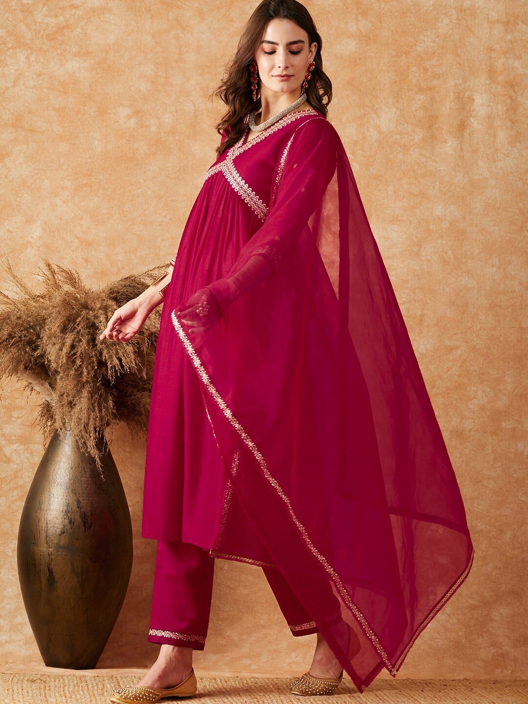 Kf Vi Muskan Vichitra Designer Kurti With Bottom Dupatta Wholesale Shop In Surat